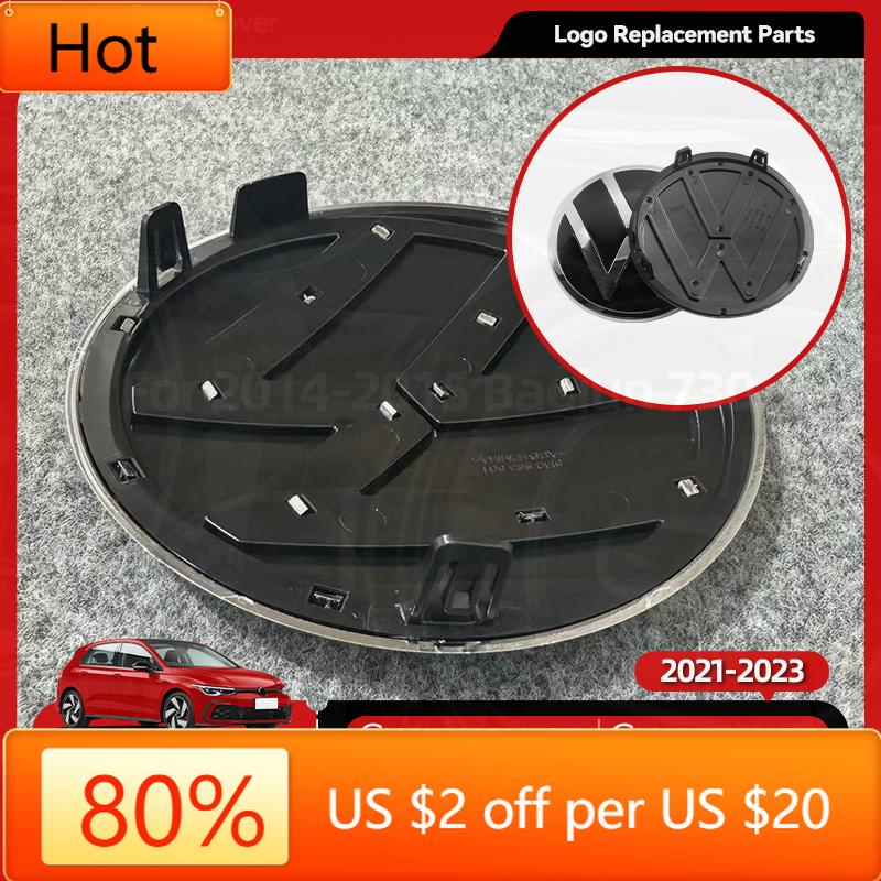 BAMO9 GOLF 4 5 6 7 For VW VOLKSWAGEN 2026 New Replacement 140mm 110mm Car Front Badge Rear Trunk Emblem Car Styling Logo For Golf 8 MK