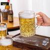 Flavinmci Crystal Glass Beer Mug Set