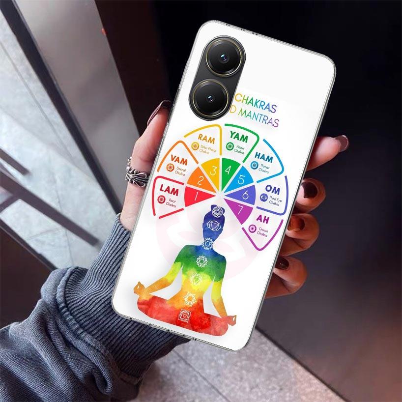 Yoga Chakra Spiritual Energy Universe Phone Case For Xiaomi Poco X5 X6 X7 Pro F7 Ultra M7 Redmi 15C 15 13C 13 12C 12 10 10C 10A