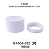 2Pc/Set 7.5cm 15 Colour Threaded Soft Silicone Cup Sleeve And Bottom Suit Heat Insulated Anti Slip Good Toughnes Odorless