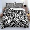 A Canvas of Spots for the Creative Soul - Artistic Leopard Print Bedding Set,Duvet Cover&Pillowcases,A Gift of Aesthetic Vision