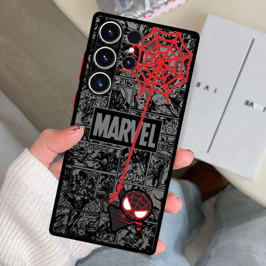 Милый Человек-паук Marvel Чехол для телефона для Samsung Galaxy S26 S20 S22 S24 Plus S21 S23 FE S25 Ultra Note 20 10+