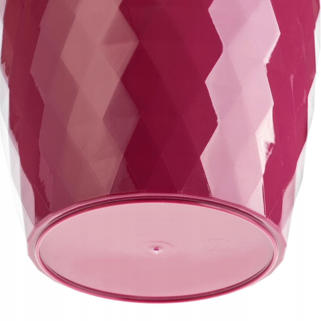 KADAX Пластиковый горшок с подставкой Кашпо для цветов 12см Розовый