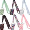 Cute Cartoon ID Card Holder Keychain Lanyard Phone Rope for Keys ID Card Sleeve Badge Holder Neck Strap Key Rope Gifts