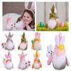 Kawaii Easter Faceless Dwarf Doll Mini Gnome Rabbit Doll Flower Easter Decoration  Home