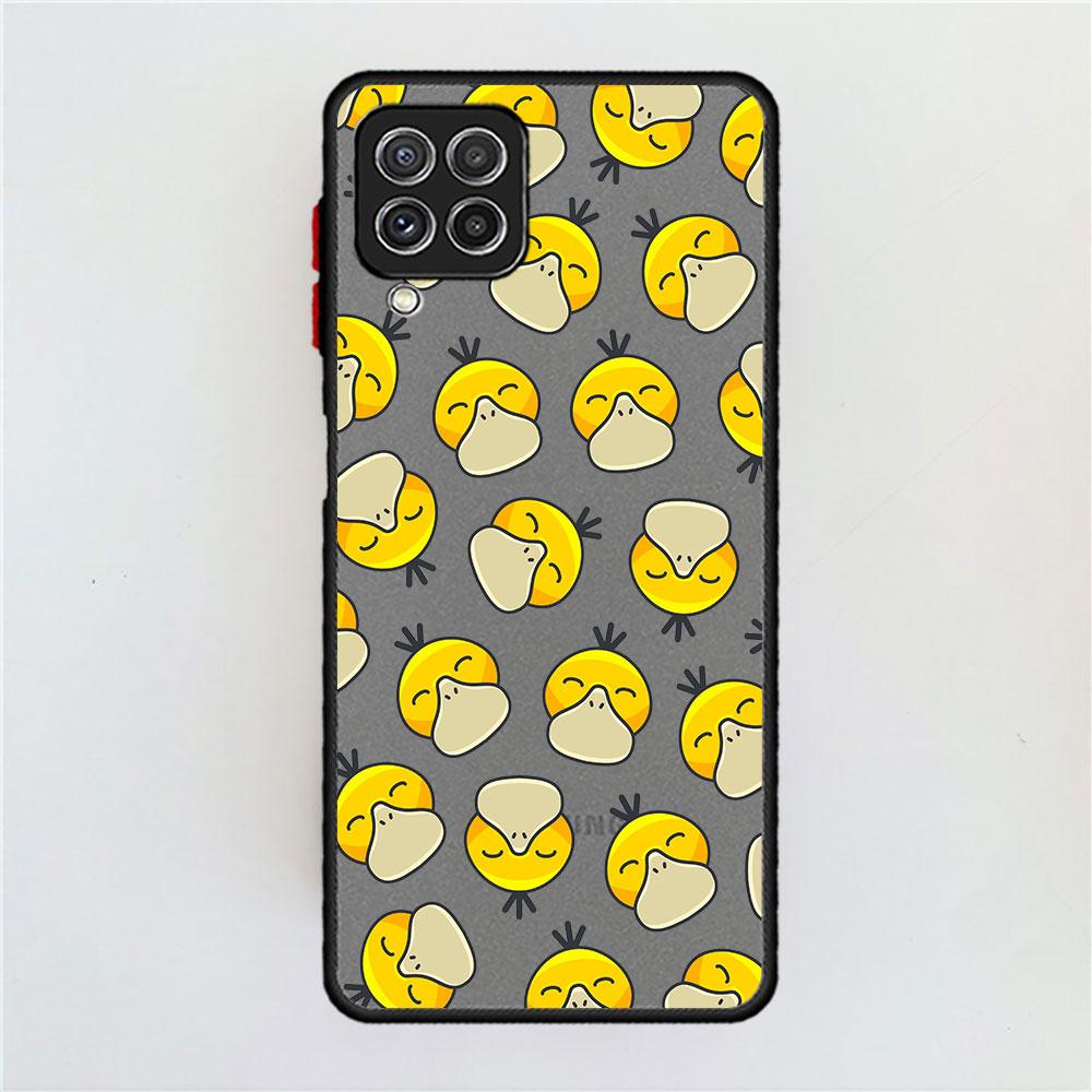 Милый матовый чехол Pikachu Pkemon Anime для Samsung Galaxy A52 A12 A51 A32 A21s A71 A32 5G A12 A22 A53 A70 A50 A30 Жесткий чехол для телефона