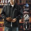 Мужская повседневная куртка JEEP SPIRIT с лацканами, рабочая