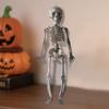 Подвижный скелет на Хэллоуин, Скелет в полный рост, Подвижные суставы для позирования,