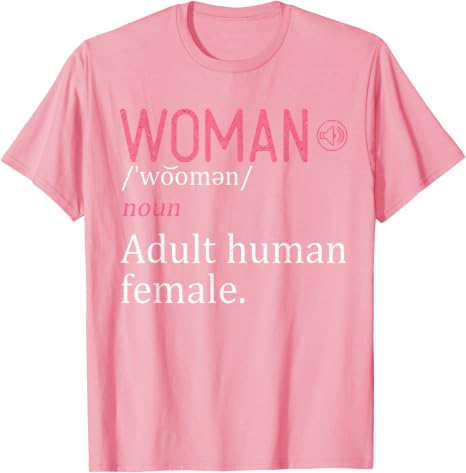 2026 Woman Noun Adult Human Female Vintage Style Tshirt Y2k Personality Women Definition Saying Tee Streetwear Clothes Novelty