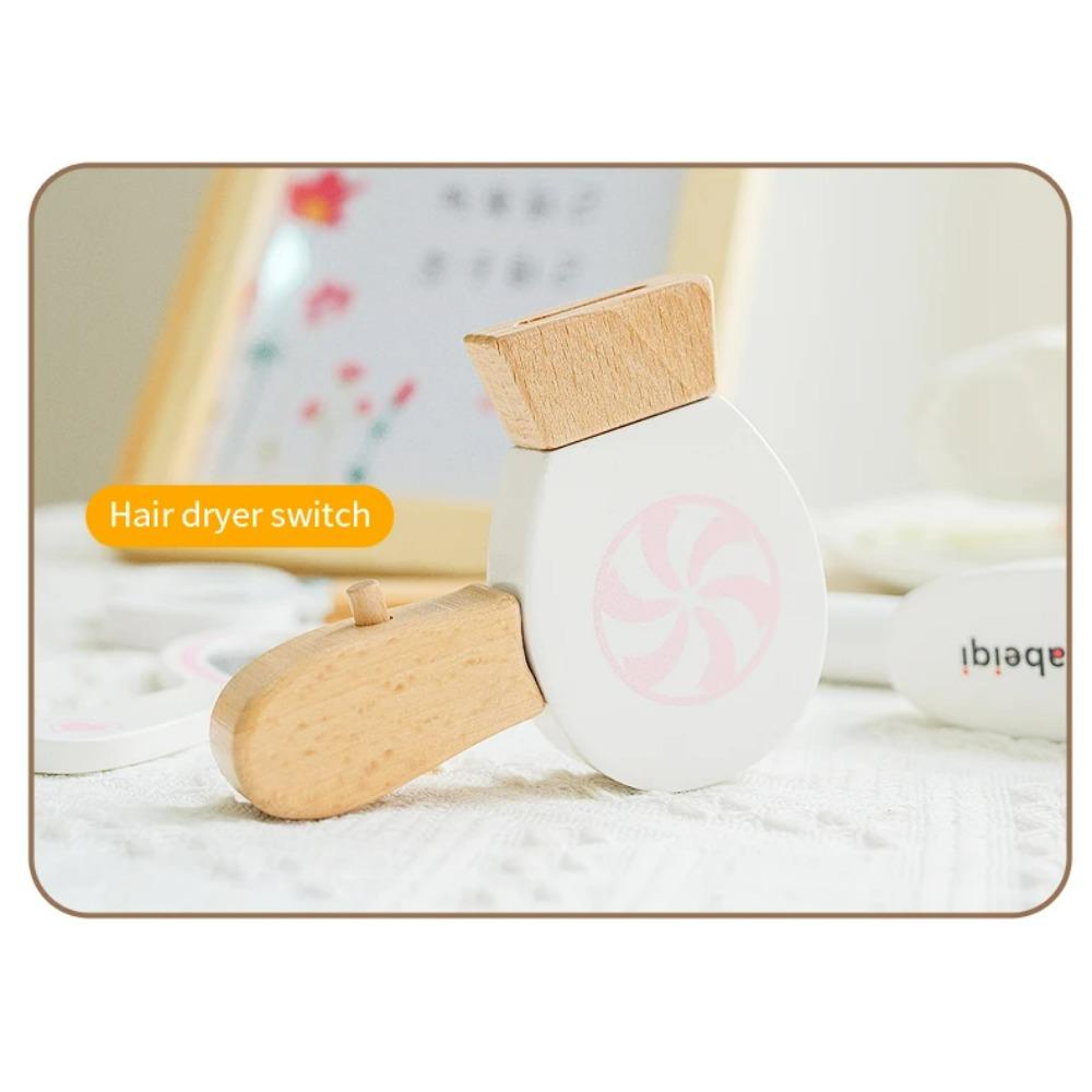 Children's Makeup Bag, Toy Play, Wooden Princess Simulation Makeup Tool, Little Girl Gift