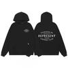 Unisex Oversized Hooded Sweatshirt With Tropical Palm Print Streetwear Cotton Fleece Pullover Winter
