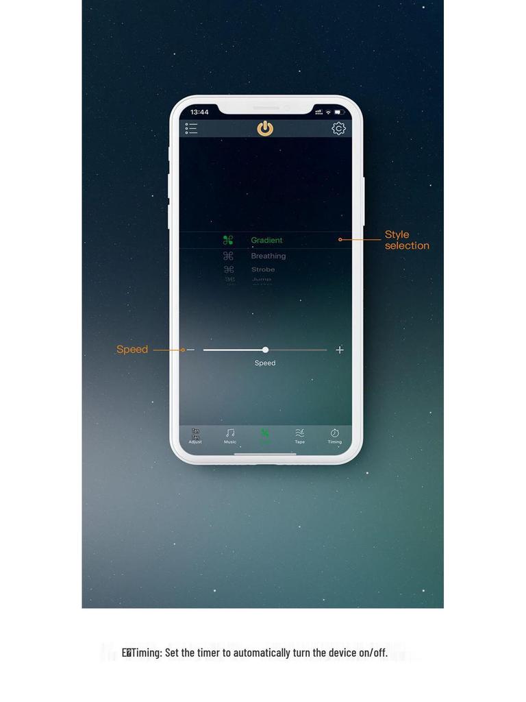 Мини-контроллер светодиодной ленты Bluetooth на 11 клавиш: Монохромное затемнение и регулировка цвета