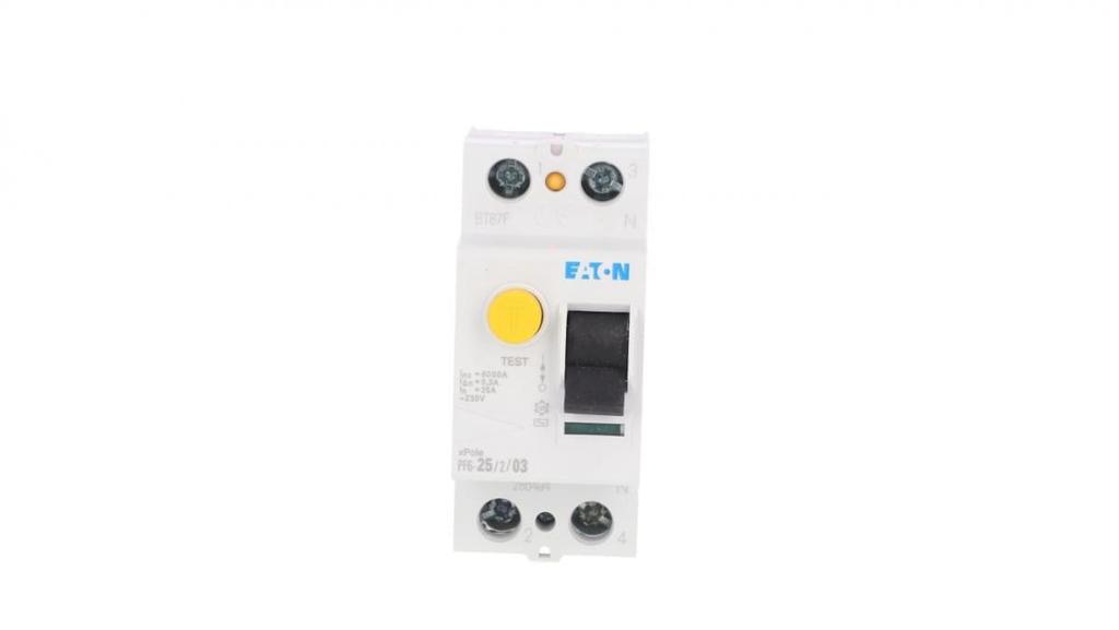 2P 25A 0.3A differential circuit breaker type AC PF6-25/2/03 286494