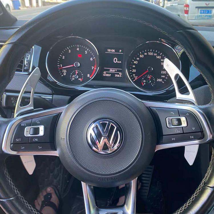 Совместимы с VW Golf 7 R-line, Scirocco, Lamando, Sagitar, Viloran Подрулевые лепестки переключения передач из алюминиевого сплава