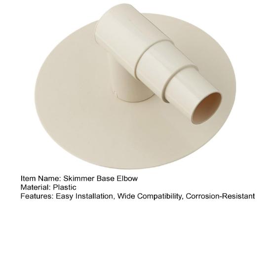 Pool Vacuum Adapter Plate Pool Skimmer Adapter with 90-Degree Elbow 8929 Replacement for Swimline Skimmer In-Ground Pools