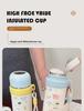 Dual-Use Cartoon Thermos Cup with Cute Rope - Stainless Steel Portable Water Bottle for Girls