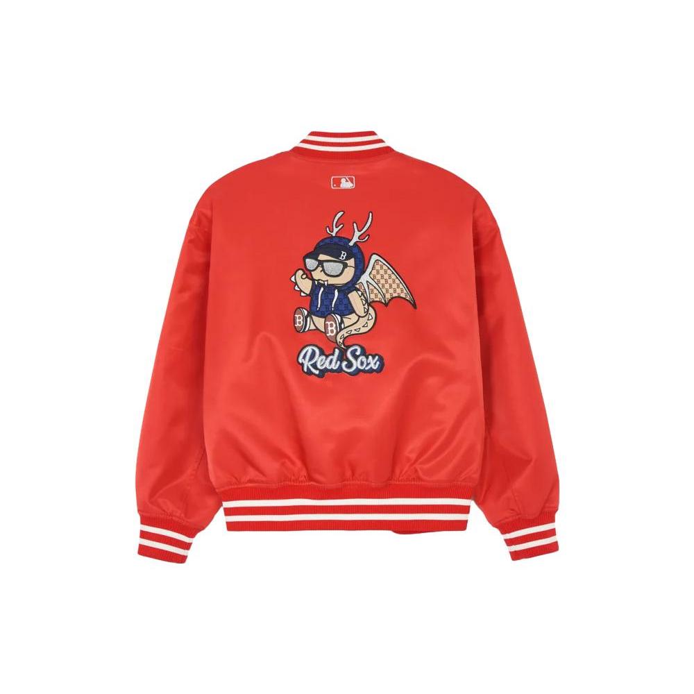Новые куртки и пальто MLB SS24 Весна и Осень Унисекс Красные 3AJPQ0141-43RDS