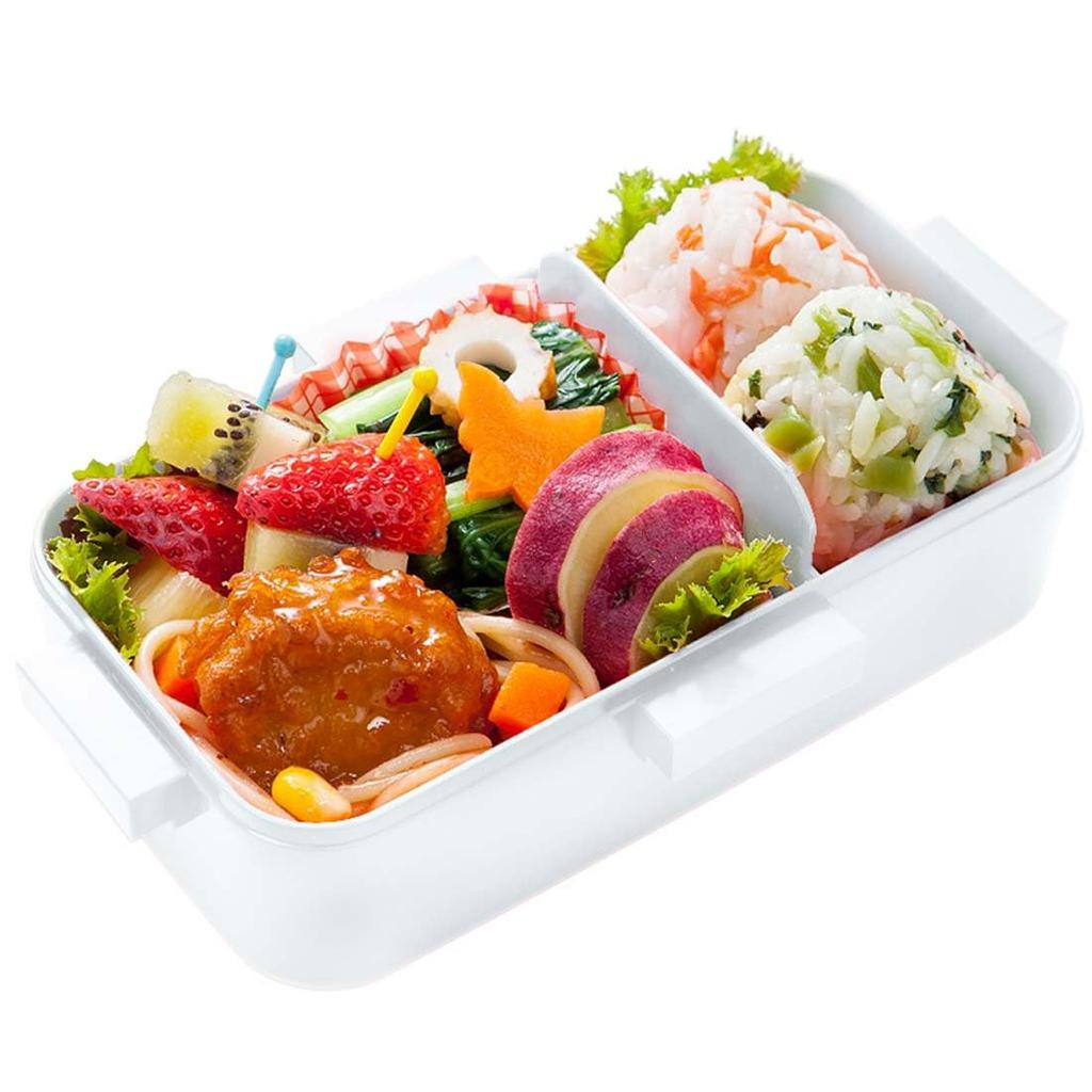 Skater Bento Single Made in Dishwasher and Microwave Aishina Moroll Design Box, 530ml, Tier, Japan, Leak-Resistant, 4-Point Lock, Safe, (PFLB6AG-A)
