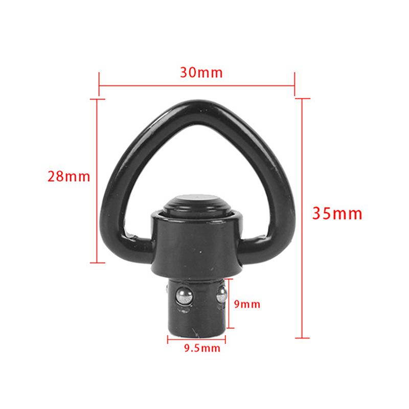 Rifle Push Button Qd Quick Release Sling Swivel Mount Ring For Weapon With A Sling Swivel Mount Rifle Hunting Accessories