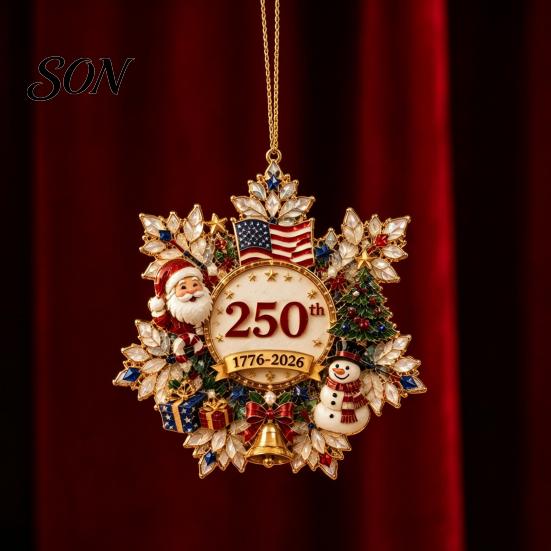 Window Garden Hanging Decor Snowflake Christmas Tree Ornament, Acrylic Holiday Festive Decorations for Home Fireplace Display, Festival Party Supplies