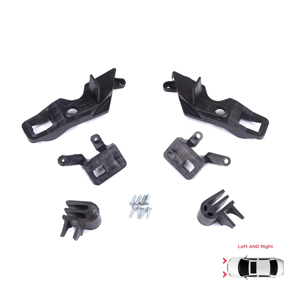 EHL582 Комплект кронштейнов для крепления фары, левая и правая сторона для Citroen C Elysee DD 2017-2024﻿ Facelift 9817298480
