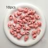 10pcs/set Handmade Craft Conch Shell Beads Cartoon Colorful Conch Spacer Loose Beads Cute 3D Jewelry Making Material Necklace