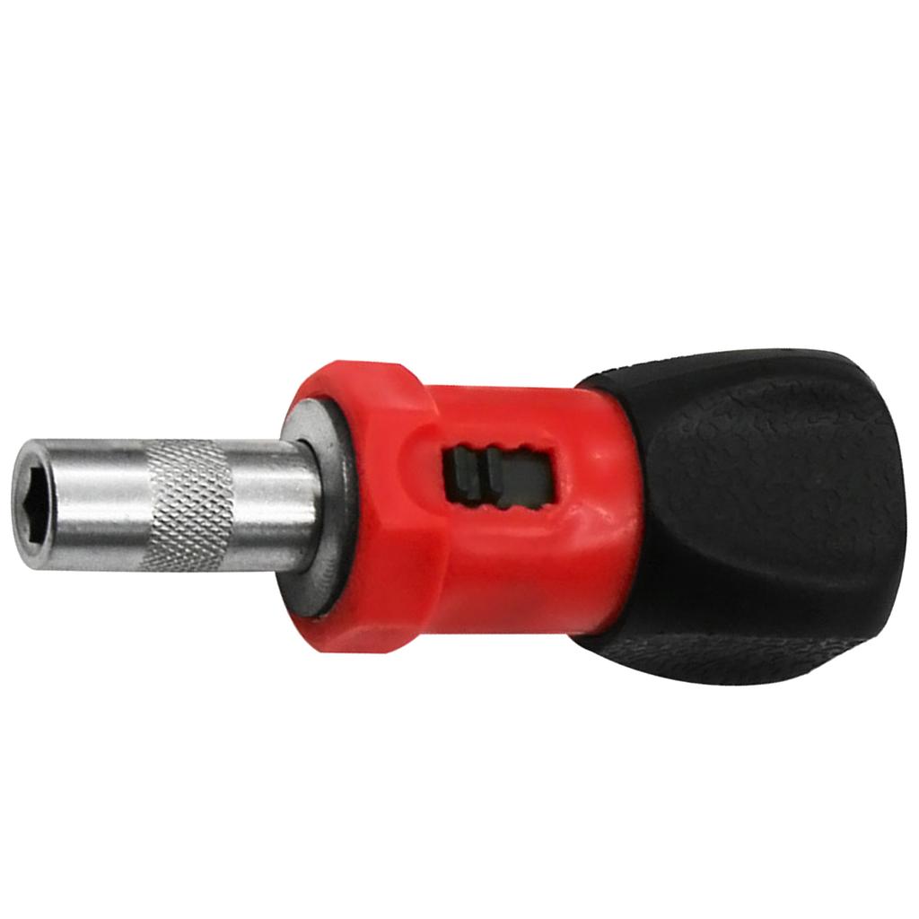 Short Ratcheting Screwdriver Set Mini Pocket Wrench with L R Switch and Magnetic 1/4 Hex Socket Anti Slip Handle