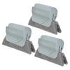Window Track Scrubber Double-Sided Brush Set with Removable Sponge Car Vents