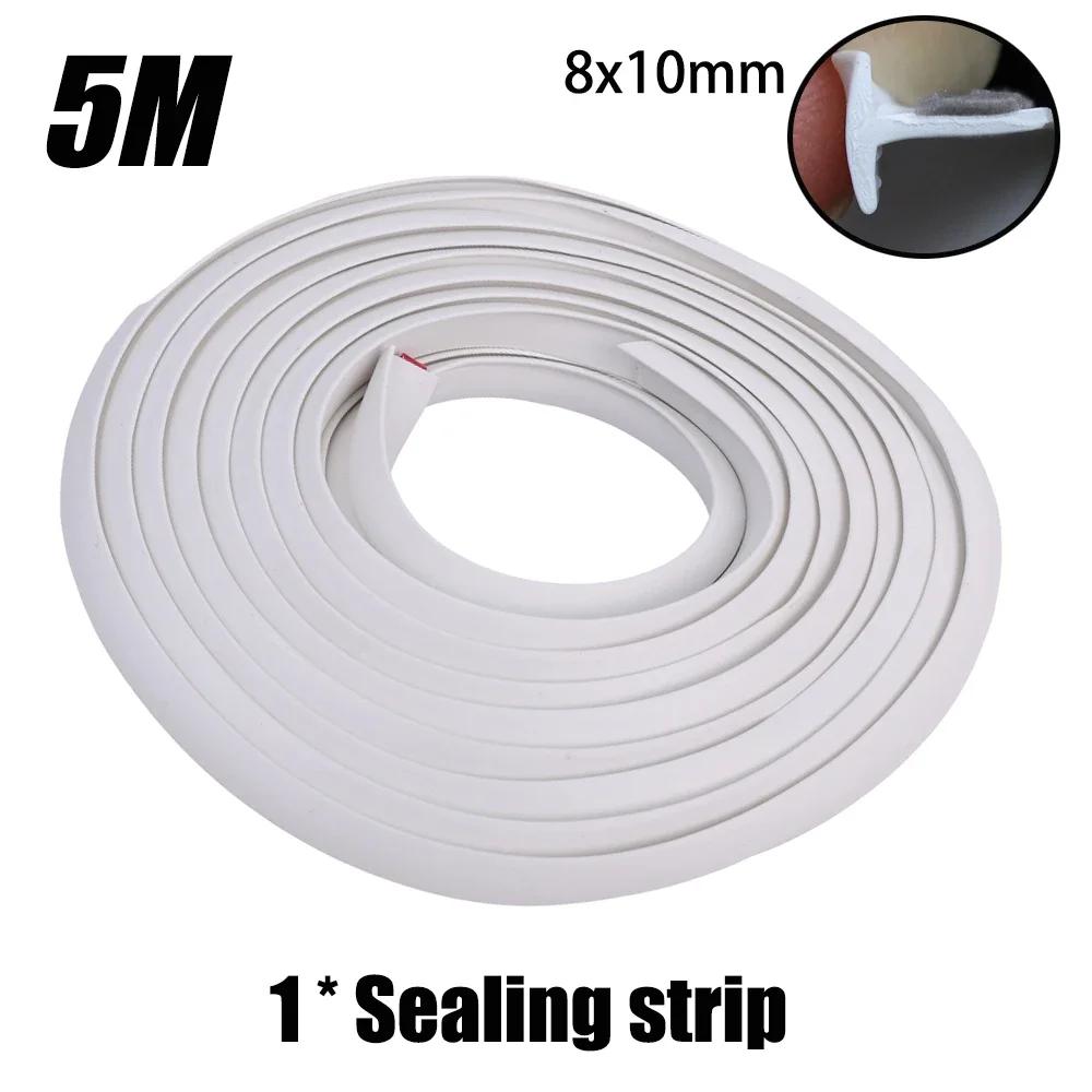 1.6/2/5M автомобильная резиновая уплотнительная лента для автоматического бампера, фары, боковая юбка, зазор крыла, амортизирующая водонепроницаемая уплотнительная лента EPDM