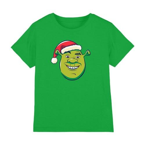 Shrek Childrens/Kids Santa Hat T-Shirt