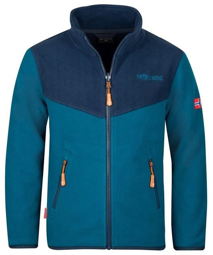 Куртка Trollkids Oppdal Jacket XT флисовая куртка синяя полночь синий