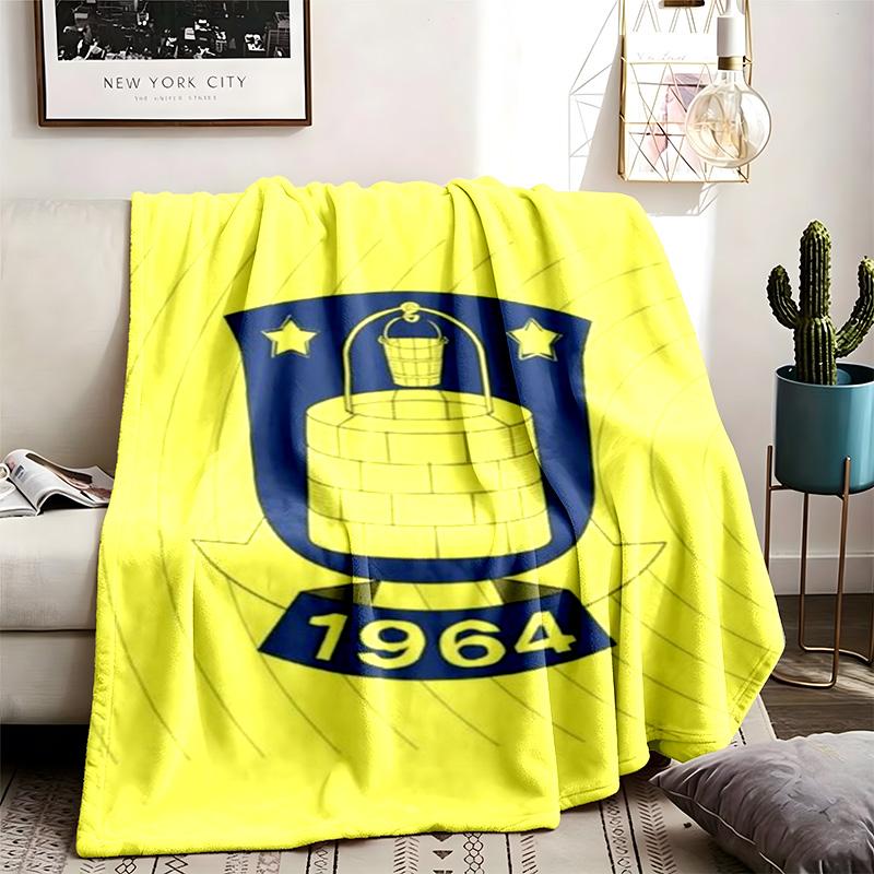 Brondby IF Theme Blanket Suitable For The Sofa Camping And Travel Made Of Soft Flannel Material An Ideal Gift For Occasions Such As Birthdays And Grad