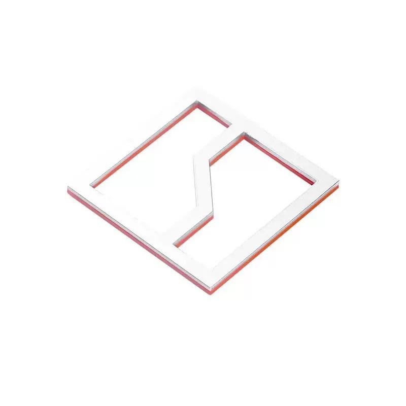 Zeekr X 2023-2024 Аксессуары Декоративная накладка Панель передней части автомобиля Логотип Наклейка-декор на заднюю часть автомобиля Рамка Декоративный элемент