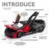 1/24 Lamborghini Revuelto Supercar литые игрушечные машинки и транспортные средства из металла игрушечная модель автомобиля коллекция звуков и света детские игрушки