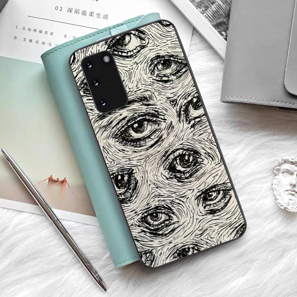 Жуткий Страшный Чехол для Телефона с Рисунком Красного Глаза Для Samsung S 9 10 20 21 22 23 30 23 24 Plus Lite Ultra FE S10lite Fundas