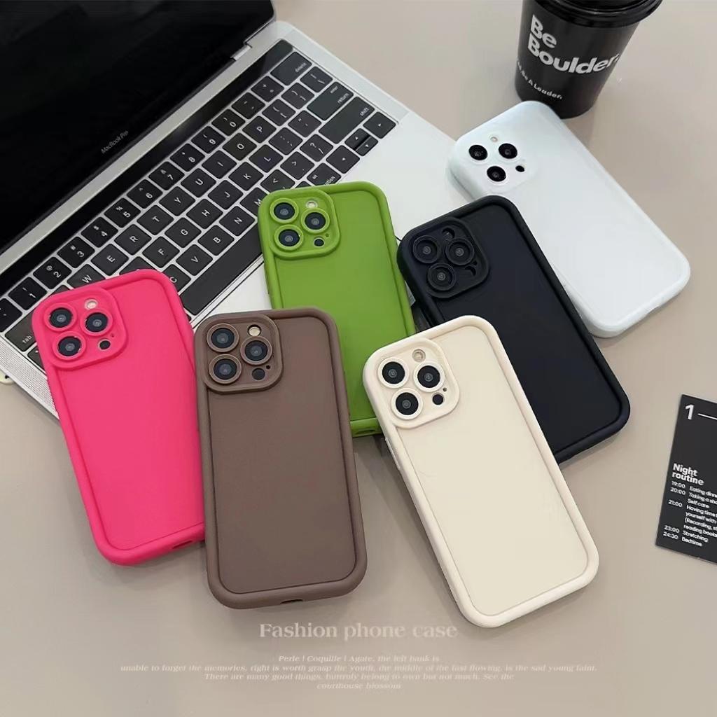 Мягкий силиконовый чехол для iPhone 15 Pro Max, чехол для iPhone 13, 11, 14, 12, 16 Pro Max XR X 7, 8 Plus SE, матовый однотонный чехол цвета конфет
