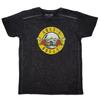 Men's Guns N Roses Distressed Classic Logo (Snow Wash) Vintage T-shirt X-Large