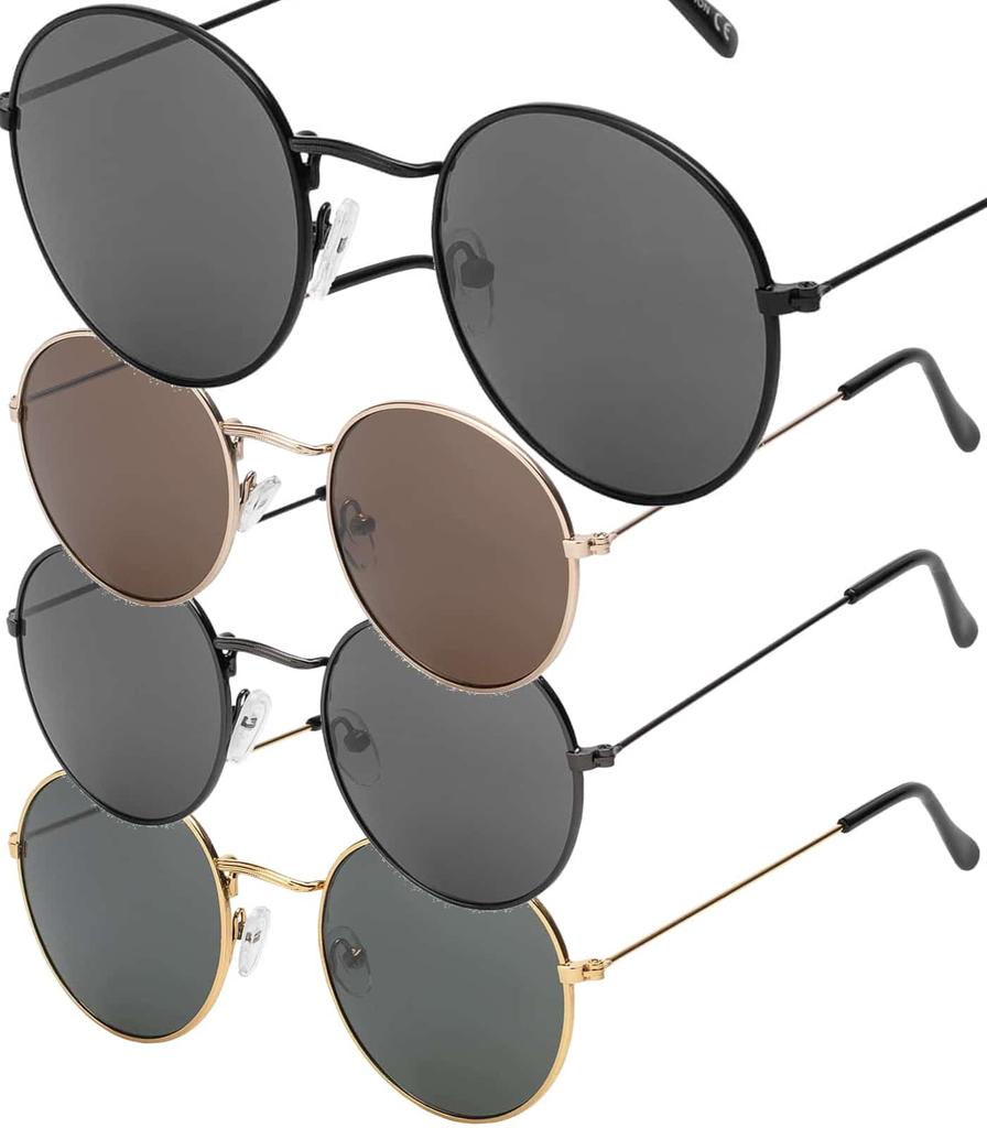 Круглые женские мужские солнцезащитные очки