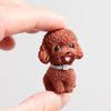 Cute Simulated Dog Figurine Resin Dog Ornament Car Accessories Dog Animal Model  Children Kids