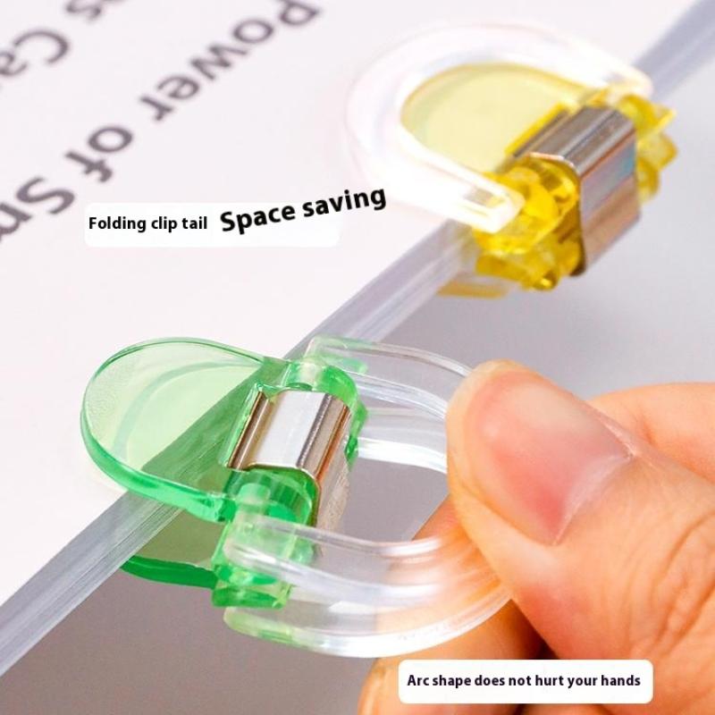 5/10 шт. Красочные прозрачные мини-многофункциональные зажимы Зажимы для хранения Зажимы для запечатывания Зажим для скрепления Зажим для файлов Зажим для скрепления блокнота