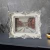 Antique Picture Frame for Hallway Decoration Elegant Rectangle Design Wall Mount