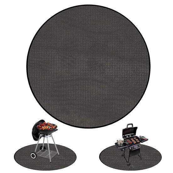 Уличный огнеупорный коврик термостойкий огнезащитный противоскользящий для террасы патио травы газона кемпинга плиты барбекю гриля кострища силиконовый