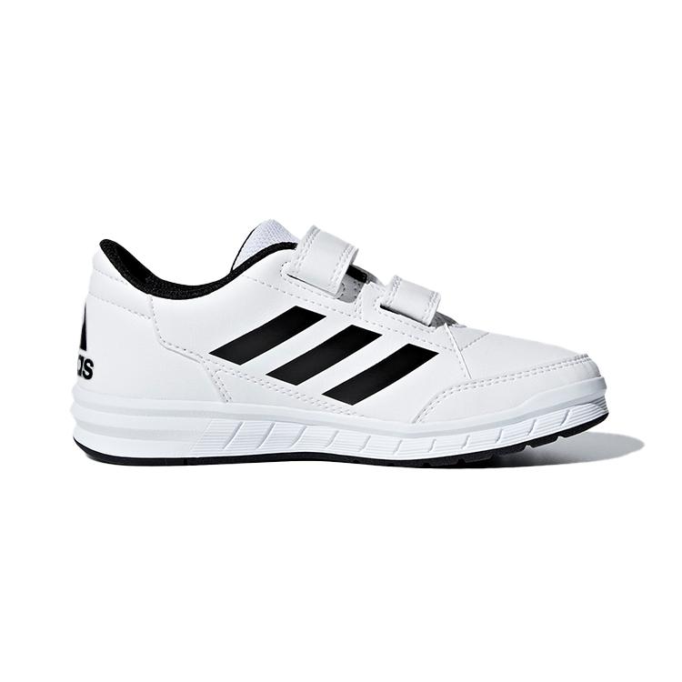 adidas Altasport Дышащие Низкие Детские Кроссовки для Скейтбординга Белый Черный Дети Возрастом 3 7 Лет D96830