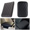 Wave Embroider PU Leather Car Armrest Box Pad Cushion Auto Center Console Arm Rest Seat Box Heightening Soft Pad Hand Support