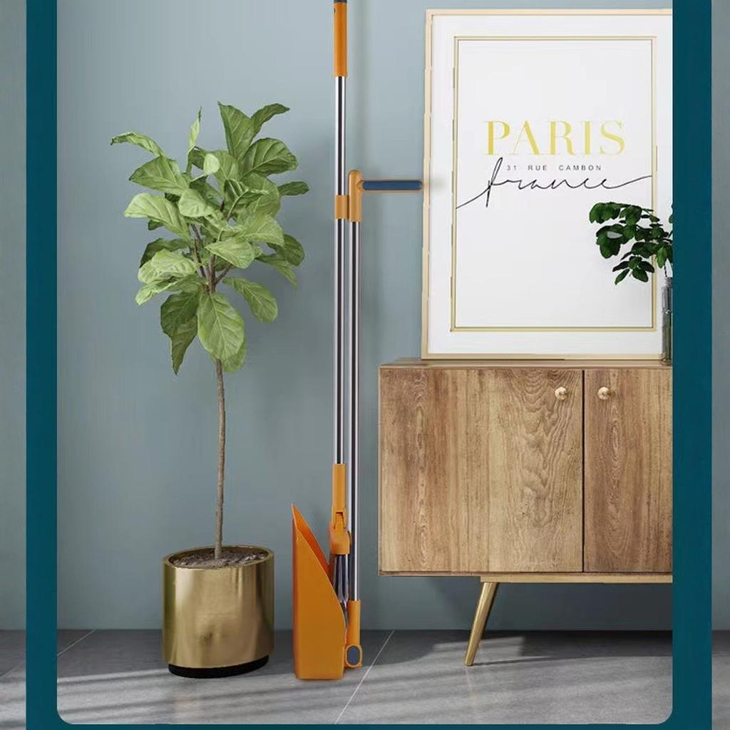 Home Cleaning Kit: Soft Bristle , Dustpan & Brush Combo - Non-Stick Hair, Ideal for Home