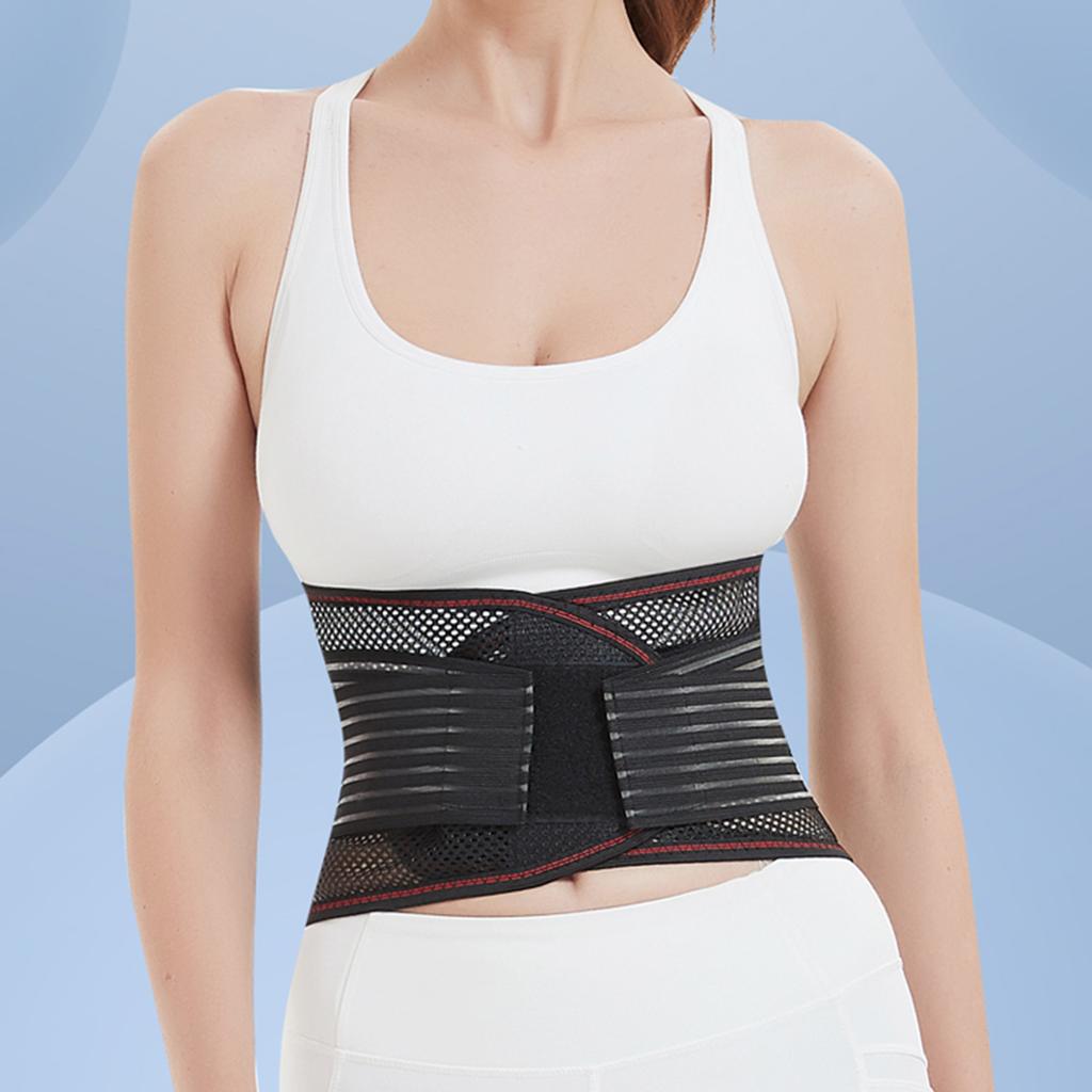 Reliable Invisible Fine-wrapped Edges Sports Belt Lumbar Spine Fixed Sports Support Belt Gym Accessories