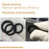 250pcs Rubber O Ring Assortment Kit, 15 Sizes Black O-Rings Kit, Assorted Sealing O Rings Gaskets Washers Seals Set for Faucet Plumbing Automotive Car