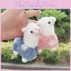 Miniature Lovely Alpaca Plush Toy Keychain For Kids Backpack Or Use Keyring