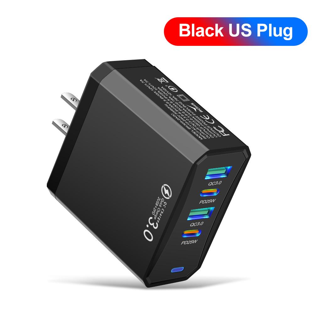 USB зарядное устройство Type C PD 25W Quick Charge 3.0 USB C быстрая зарядка настенный телефонный адаптер для iPhone Samsung Xiaomi Oneplus Poco QC3.0