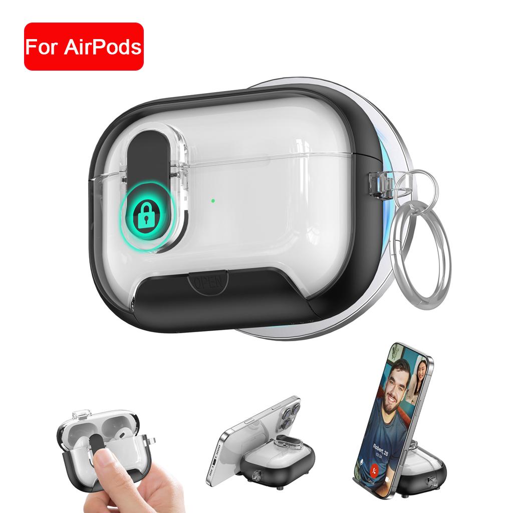 Ударопрочный Защитный Чехол для Наушников для AirPods Pro 2 и AirPods 4, Совместимый с Чехлом Apple AirPods Pro 2 Air Pods 4